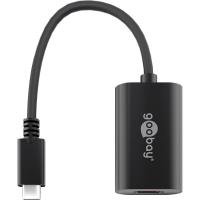 GOOBAY USB-C (M) na HDMI (Ž) 4k 60 Hz 0,2 m črn adapter