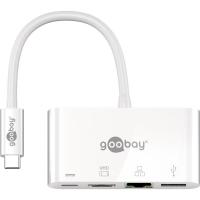 GOOBAY USB-C / 3x USB + HDMI + Ethernet bel dock priklopna postaja