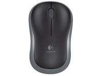 LOGITECH M185 brezžična optična siva miška