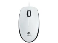 LOGITECH M100 USB optična bela miška