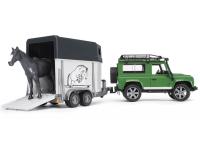BRUDER 02592 JEEP LAND ROVER PRIKOLICA KONJ 61CM