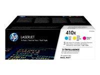 HP 410X Cyan/Magenta/Yellow toner 3-pack