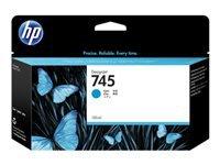 HP 745 Cyan Ink Cartridge 130 ml