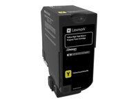 LEXMARK PB Toner Yellow 12K CS725