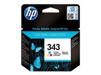 HP 343 original ink cartridge tri-colour