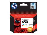 HP 650 Tri-color Original Ink Advantage