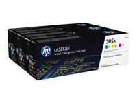 HP 305A 3-pack toner cyan/magenta/yellow