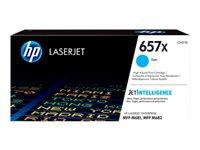 HP 657X Cyan Toner Cartridge