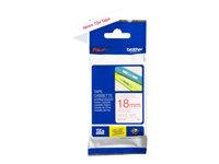 BROTHER TZE242 red/white 18mm