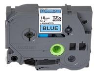 BROTHER TZE541 tape black/blue 18mm 4m