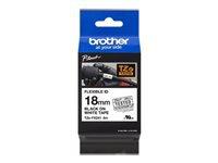 BROTHER TZEFX241 black/white 18mm