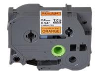 BROTHER TZEB51 black/flou. orange 24mm