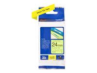 BROTHER TZEC51 black/fluo. yellow 24mm