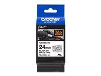 BROTHER TZEFX251 black/white 24mm