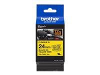BROTHER TZEFX651 black/yellow 24mm