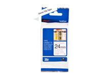 BROTHER TZEN251 black/white 24mm