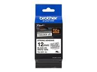 BROTHER TZES231 balck/white 12mm ADHESIV
