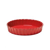 Emile Henry Pekač za pito 24cm / 1,15l / rdeč / keramika