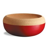 Emile Henry Skleda za sadje in zelenjavo s pokrovom 35,8xh15,7cm/ 6,5l / rdeča