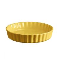 Emile Henry Pekač za pito 28cm / 2l / rumen / keramika