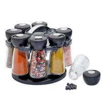 KuchenProfi Začimbnik 8-delni na vrtljivem stojalu 20,5xh15,5cm / inox, pvc