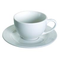 Tognana Polis circles set 6kos skodelice za čaj s podstavkom 220ml / porcelan