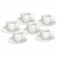 Tognana Golf bel set 6kos skodelice za espresso 90ml s podstavkom / porcelan