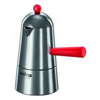 ILSA Carmencita Pop kafetiera / za 3 skodelice / rdeč ročaj / aluminij / indukcija