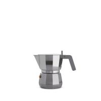 Alessi Moka kafetiera espresso za 3 skodelice / siv ročaj / aluminij