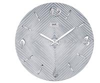 Lowell Okrogla stenska ura 40cm / siva / les