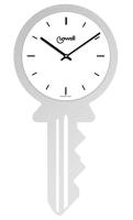 Lowell Stenska ura ključ h40cm / siva