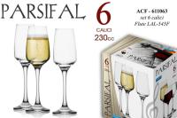 Kelihi za šampanjec ACF Parsifal / set 6 / 230ml / steklo