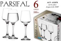 Kelihi za vodo ACF Parsifal / set 6 / 330ml / steklo
