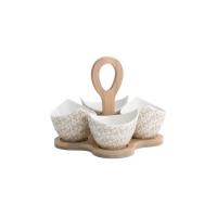 Brandani Riccioli di fata set 4kos servirne skledice porcelan 17x17xh14cm