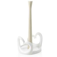 Brandani Podstavek za kuhinjske brisače 15,5x13,5xh29cm srce / les, porcelan