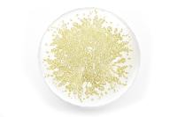 Kapljica/sneg servirni krožnik bel-zlat 32cm / steklo