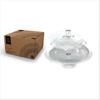 Alinea Diamanti zvon/podstavek za pecivo 31cm / steklo