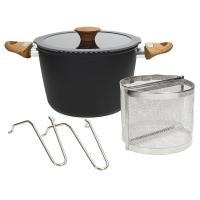 Tognana Country Chic lonec 3-delni za testenine 22cm z dvojno mrežo / indukcija / aluminij