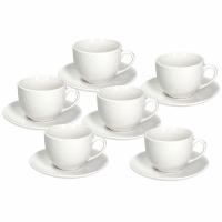 Tognana Golf bel set 6kos skodelice za čaj 210ml s podstavkom / porcelan