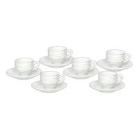 Tognana Olimpia sand set 6kos skodelice za espresso s podstavkom / porcelan