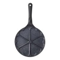 Tognana Ponev s kalupi v obliki srca (6) premium black 26cm / en ročaj / indukcija / aluminij, kamnita prevleka