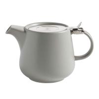 Maxwell&Williams Čajnik za poparke Tint Grey / 600ml / porcelan, inox