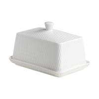 Maxwell&Williams Bela posoda za maslo Diamonds / porcelan