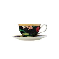 Maxwell&Williams Skodelica za čaj Contessa 200ml / črna / porcelan