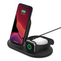 Belkin  BREZŽIČNA POSTAJA 3v1 IPHONE/WATCH/AIRPODS ČRNA