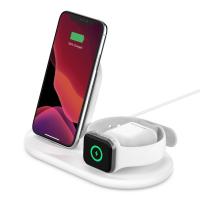 Belkin  BREZŽIČNA POSTAJA 3v1 IPHONE/WATCH/AIRPODS BELA