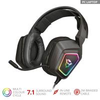 TRUST SLUŠALKE GXT 450 BLIZZ RGB 7.1