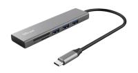 TRUST  USB-C HUB HALYX 3xUSB IN SD CARD RAZDELILNIK