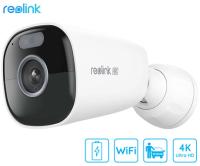 Reolink ARGUS B360 IP kamera, 8MP 4K Ultra HD, WIFI, 21.6Wh baterija, AI zaznavanje, barvni Night Vision, aplikacija, dvosmerna komunikacija, pametni alarm, IP66 vodoodpornost, bela