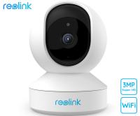 Reolink E320 IP kamera, 3MP Super HD, WiFi, vrtenje in nagibanje, IR nočno snemanje, aplikacija, dvosmerna komunikacija, pametni alarm, bela